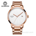 OCHSTIN 2025 Top Luxury Watch Automatic Mechanical Wristwatch Men Reloj Hombre Fashion Rose Gold Full Stainless Steel Watches